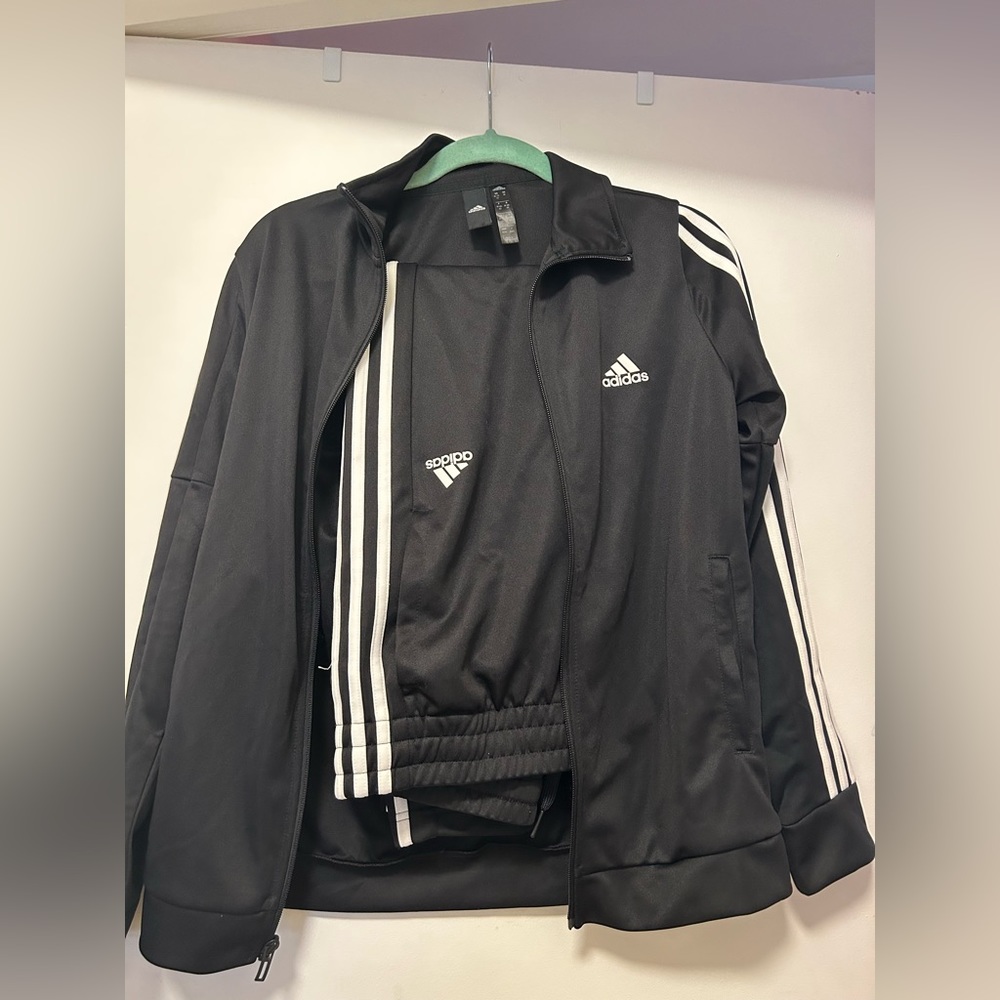 Adidas track suit set - both pieces size M